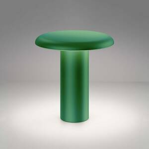 Artemide Takku LED asztali lámpa elemmel, zöld