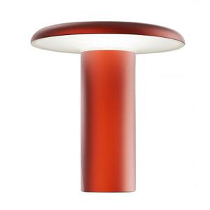 Artemide Takku LED asztali lámpa elemmel, piros