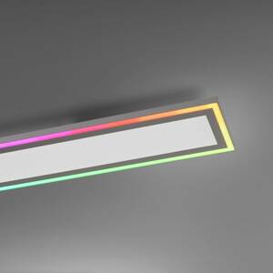 LED mennyezeti lámpa Edging, CCT + RGB, 100x18cm