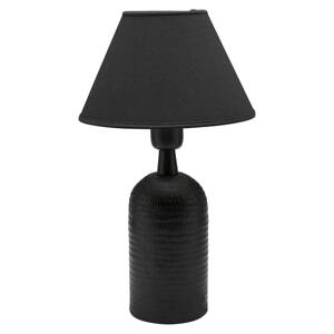PR Home Riley asztali lámpa szövet ernyővel fekete