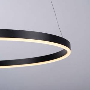 LED lógó lámpa Ritus, Ø 58,5cm, antracit