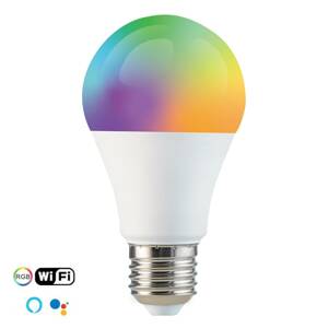 LED izzó E27 5.5W Tuya app RGBW WiFi dimmelhető