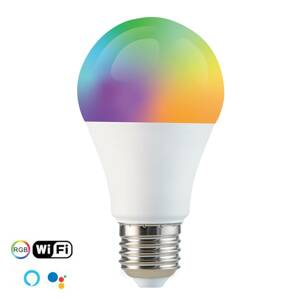 LED izzó E27 8.5W Tuya app RGBW WiFi dimmelhető