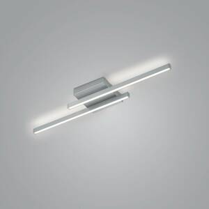 LED mennyezeti lámpa Nuri fel/le 2 izzós nikkel