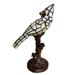 Asztali lámpa 5LL-6102N Madár, krém Tiffany stílus