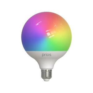 Prios LED E27 izzó G125 9 W RGBW WiFi matt