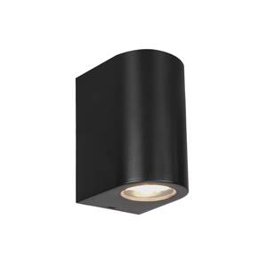 Prios külső fali lámpa Irfan kerek fekete 15,5 cm