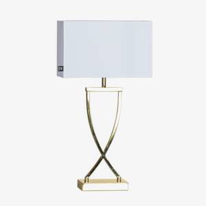 By Rydéns Omega asztali lámpa sárgaréz/fehér 52cm