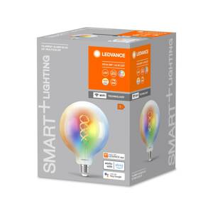 LEDVANCE SMART+ WiFi E27 4,8W átlátszó G125 RGB