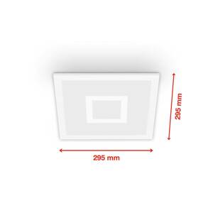 LED panel Centerlight fehér táv CCT RGB 30x30cm