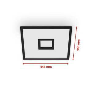 LED panel Centerback CCT RGB 45x45cm fekete