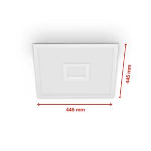 LED panel Centerback CCT RGB 45x45cm fehér