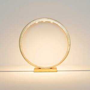 LED asztali világítás Asterisco gyűrű design arany