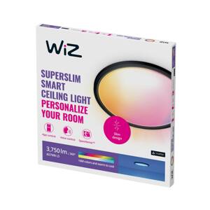 WiZ SuperSlim LED mennyezeti világítás Ø54 fekete