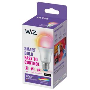 WiZ A60 LED izzó matt WiFi E27 8,5W RGBW