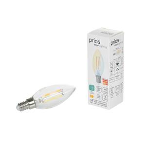 Prios LED gyertya E14 4,2W WLAN CCT átlátszó 2-es