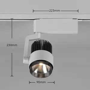 LED spotlámpa Radiator DUOline, CCT, titán színű