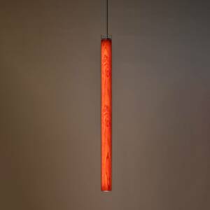 LZF Estela SV LED függő lámpa, 90 cm, cseresznyefa