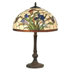 Asztali lámpa Elanda Tiffany stílusban, 62 cm