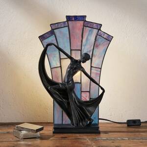 Asztali lámpa Flamina Tiffany stílusban