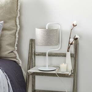 Asztali lámpa Morfeo ernyő textil krém