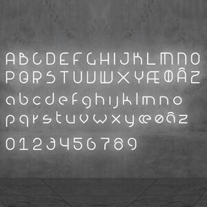 Artemide Alphabet of Light Wand kis f betű