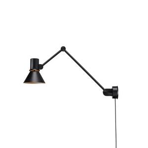 Anglepoise type 80 W3 fali lámpa, dugó, fekete