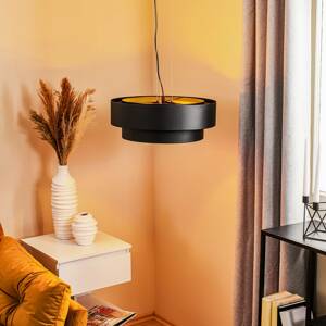 Fredik függő lámpa, Ø 45 cm, fekete/arany