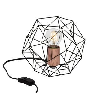 Synergy asztali lámpa ketreces ernyővel
