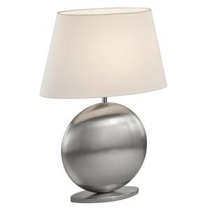 BANKAMP Asolo lámpa, fehér/nikkel, magassága 51 cm