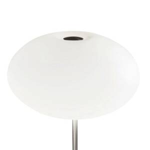Casablanca Aih asztali lámpa, Ø 28 cm fehér matt