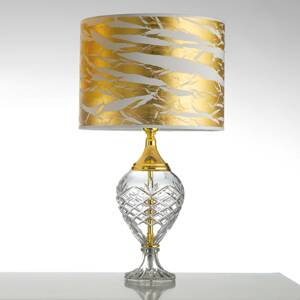 Belle Epoque asztali lámpa, 59 cm arany