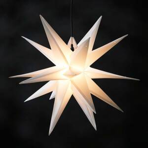 Jumbo műanyag csillag Ø 1m kültéri 18 ágú fehér