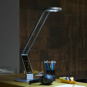 Luctra asztal Radial LED lámpa láb alu