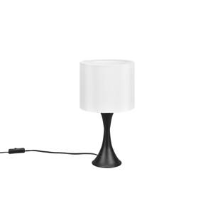 Sabia asztali lámpa, Ø 20 cm, fehér/fekete