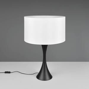 Sabia asztali lámpa, Ø 40 cm, fehér/fekete