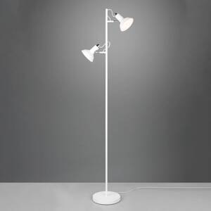 Roxie állólámpa, forgatható, 2-lámpás, matt fehér