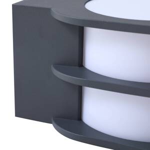 Lindby Smart LED kültéri fali lámpa Fyra, kerek, CCT, RGB, Tuya