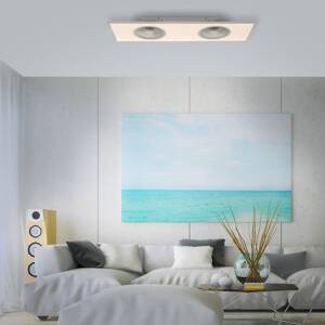 LED mennyezeti ventilátor Flat-Air, fehér 120x40cm