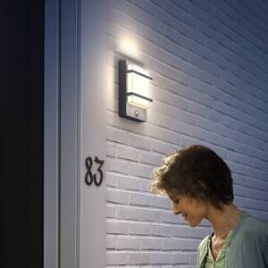 Philips LED kültéri fali lámpa Petronia UE, érzékelővel