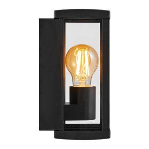 Kültéri fali lámpa Luchy, lámpa, fekete, fém, E27