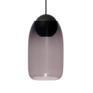 Mater Liuku Ball függő fa fekete üveg ibolyaszínű