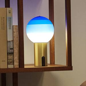 MARSET Dipping Light akkus asztali lámpa kék/réz