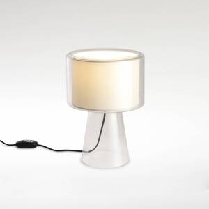 MARSET Mercer asztali lámpa, poliészter, Ø 29 cm