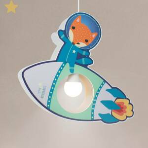 Függő lámpa Little Astronauts rakéta