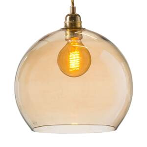 EBB & FLOW Rowan függő lámpa arany/a. füst Ø 28 cm