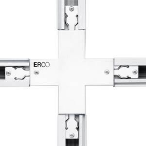 ERCO keresztcsatlakozó 3 fázisú sínekhez, fehér