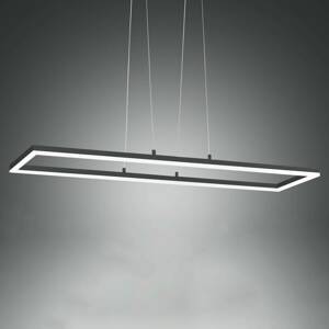 LED függő lámpa Bard, 92x32 cm, antracit