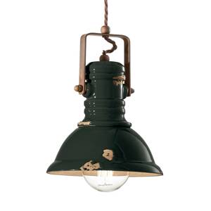 Függő lámpa C1691 ipari design fekete