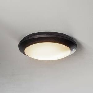 Érzékelő LED mennyezeti lámpa Umberta fekete, CCT